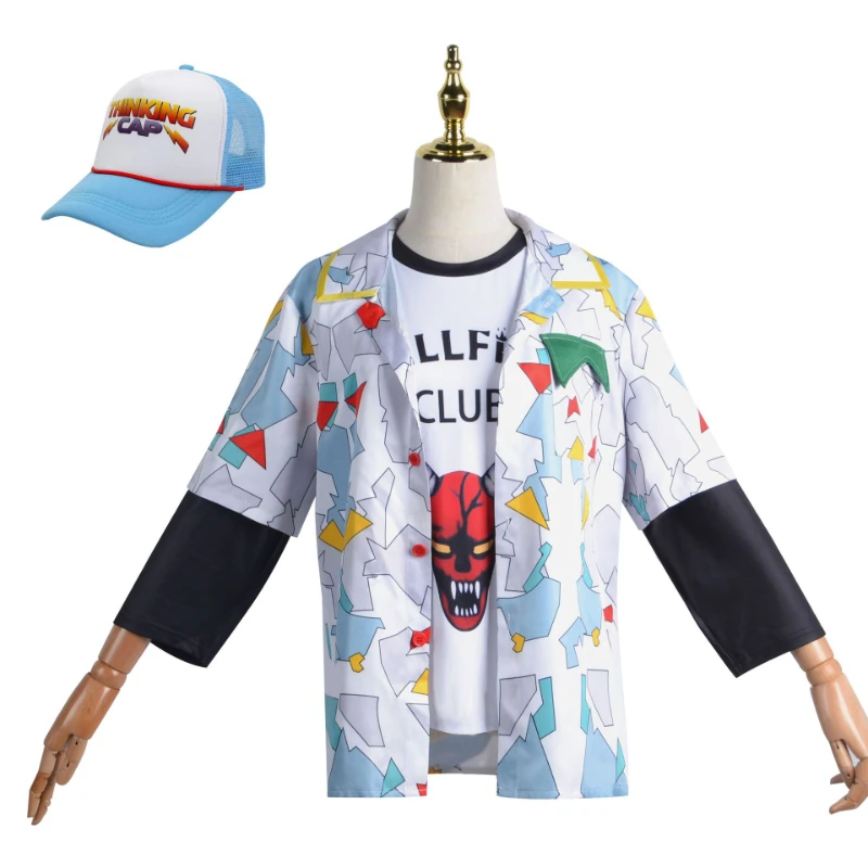 

HellFire Club T-shirt Long Sleeves Shirt Stranger Things Women/Men Graphic Top Dustin Mike Wheeler Cosplay Funny Daily Casual