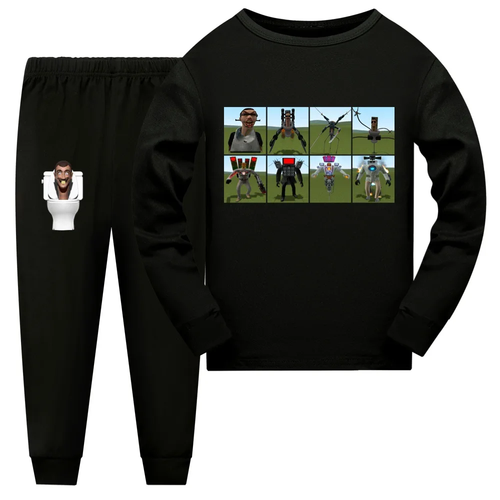 Горячая игра Skibidi унитаз футболка наборы дети Титан громкоговоритель ТВ камера