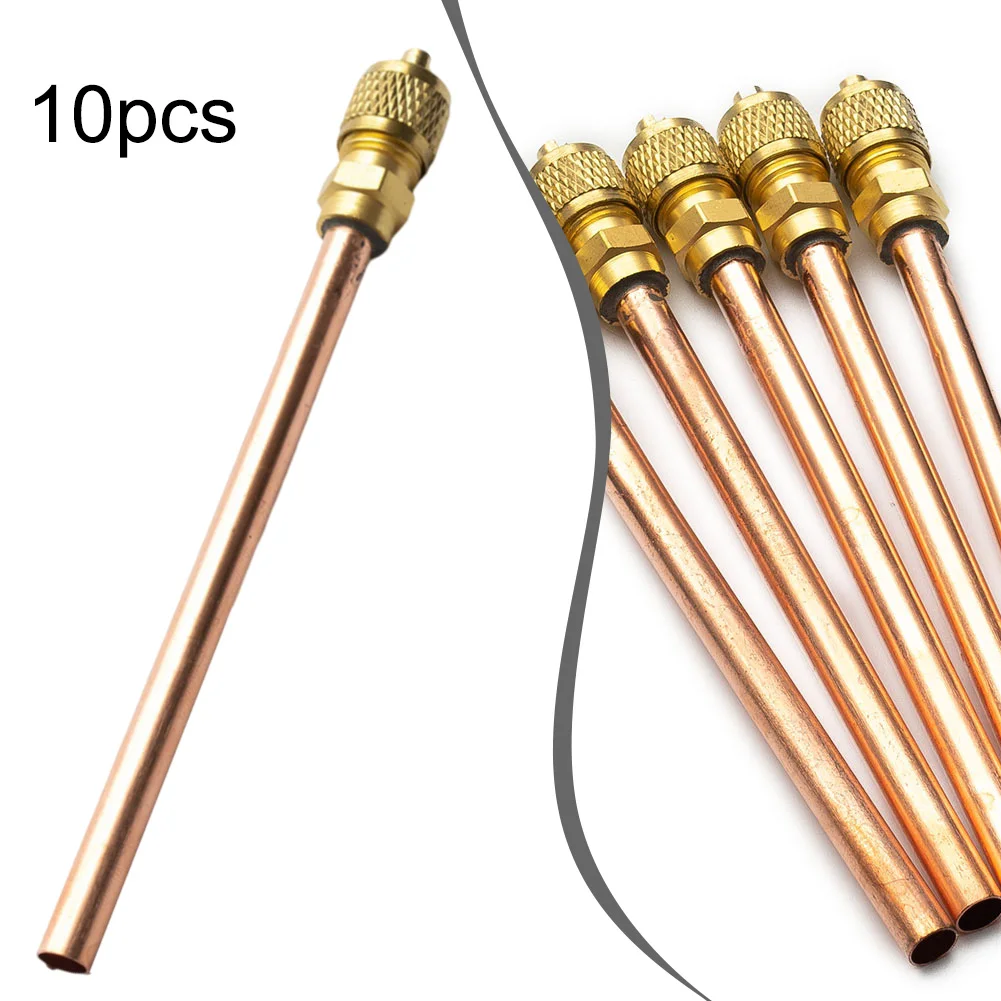 10 шт. клапаны доступа к холодильному кондиционеру детали для наполнения медных