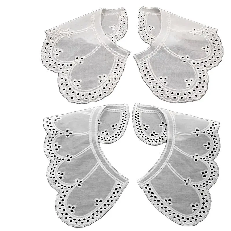 Оптовая продажа кружево 100% хлопок вышивка искусственное шитье аппликация сделай