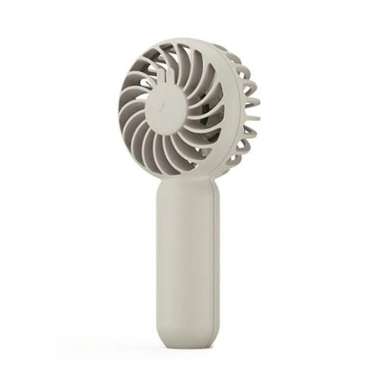 

Multifunctional Mini Fan Charging Electric Fan Portable Outdoor Mini Handheld Fan Snowflake for Office Home,Gray