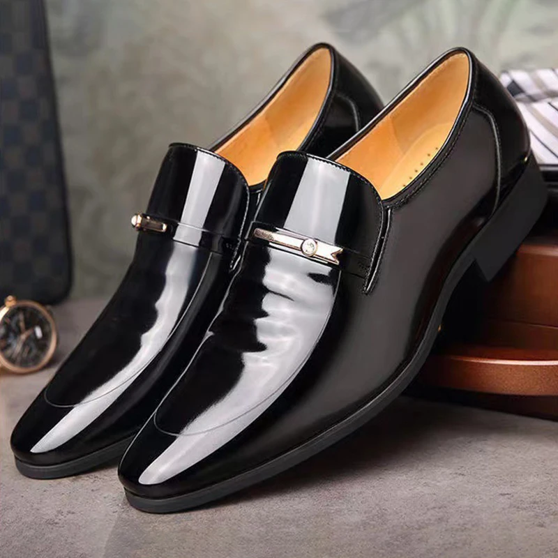 

Туфли-оксфорды мужские деловые, дышащие, резина, классические, для офиса, свадьбы, без каблука, Роскошные Мокасины