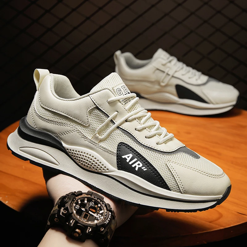 

Модные мужские кроссовки, дышащая мужская обувь для бега, удобная классическая спортивная повседневная обувь для тренировок, Мужская дышащ...