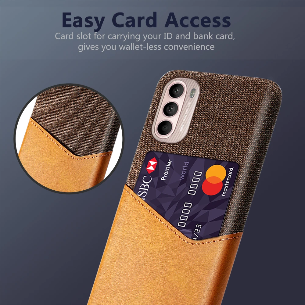 

Motorola Moto G31 G41 Case Card Slots Phone Cover Business Funda On The For Moto G41 G31 G 31 41 6.4" Coque Capa Shell Bumper