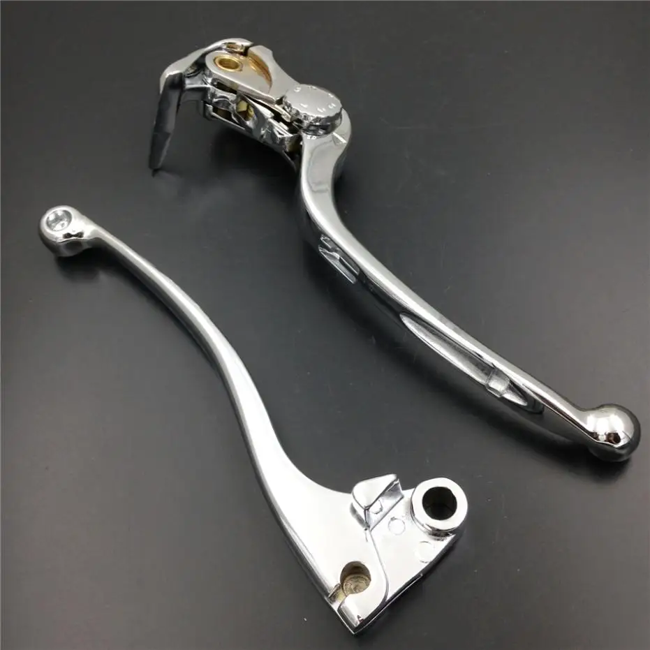 Фото Рычаги тормозной муфты для 2005 2006 Kawasaki Ninja ZX 636/ZX6R/ZX6RR 05-09, заготовка мотоцикла, черный/хром №5