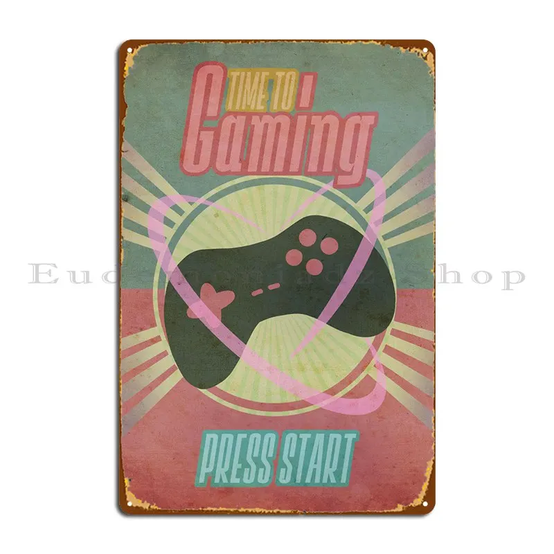 

Игровая винтажная металлическая фотография