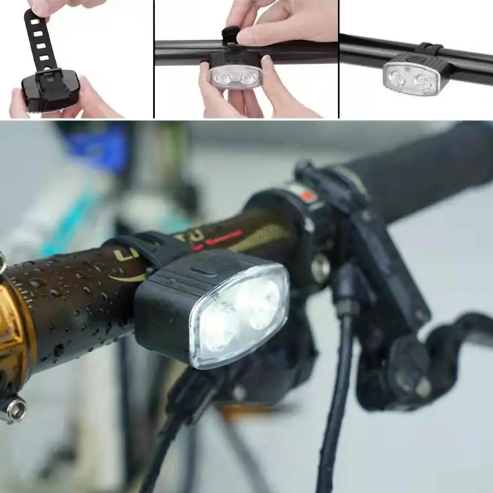 

Bike Light Bicycle Front Rear Lights USB Charge Headlight Cycling Bike Lamps Accessories Bicycle Taillight Lantern O3E3