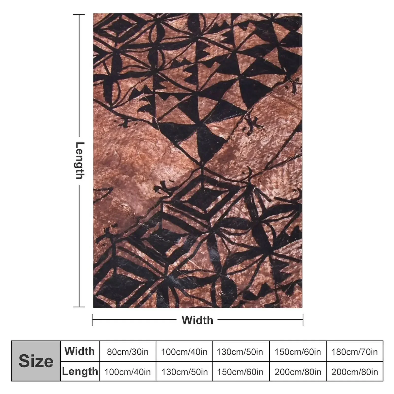 Одеяло Tongan Tapa Design индивидуальный подарок милые клетчатые одеяла для сна