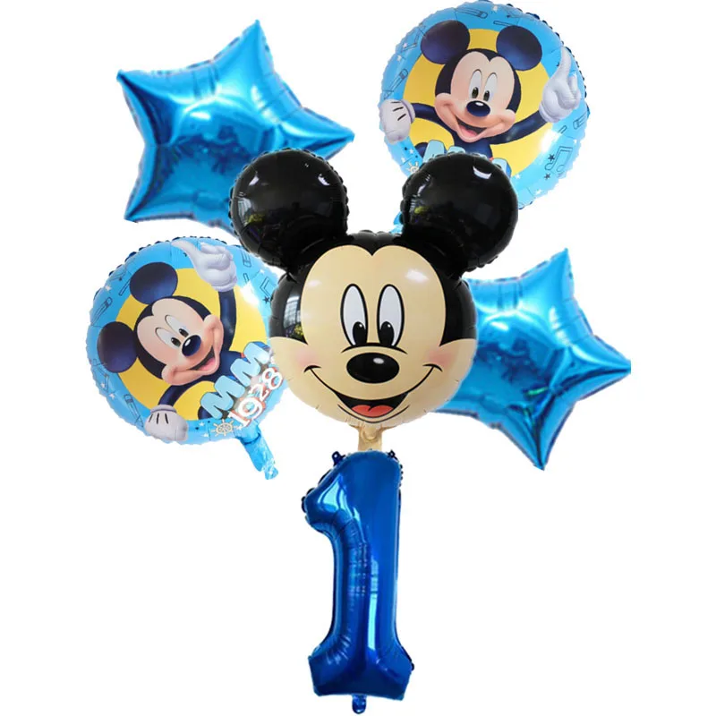 

Mickey Minnie Mouse Foil Balloons Cartoon Kids Birthday Party Decoration Baby shower Party balons Toys Globos Girl Gifts