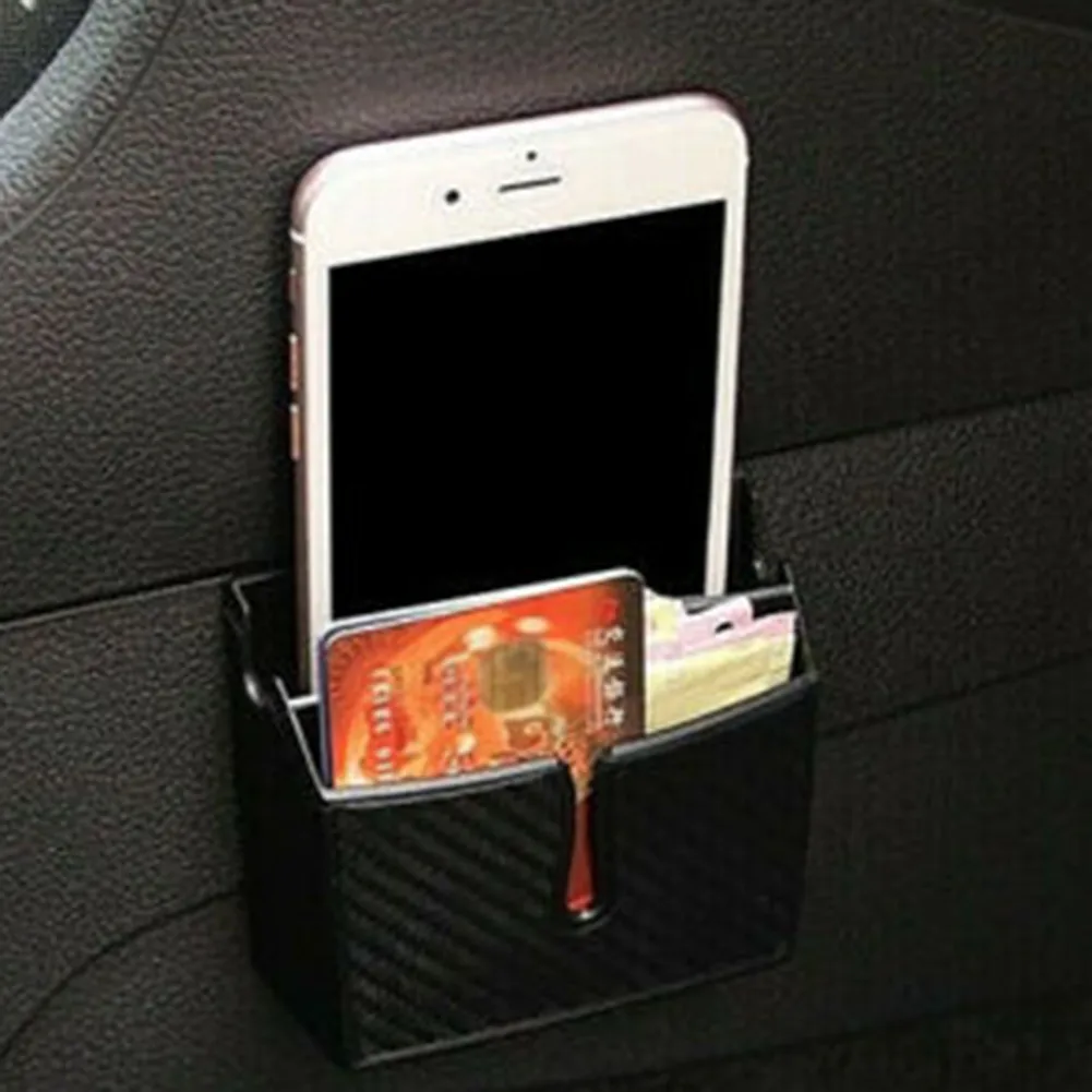 

Pocket Phone Small Car Storage Box Bag Box Charge Interior Mobile Phone