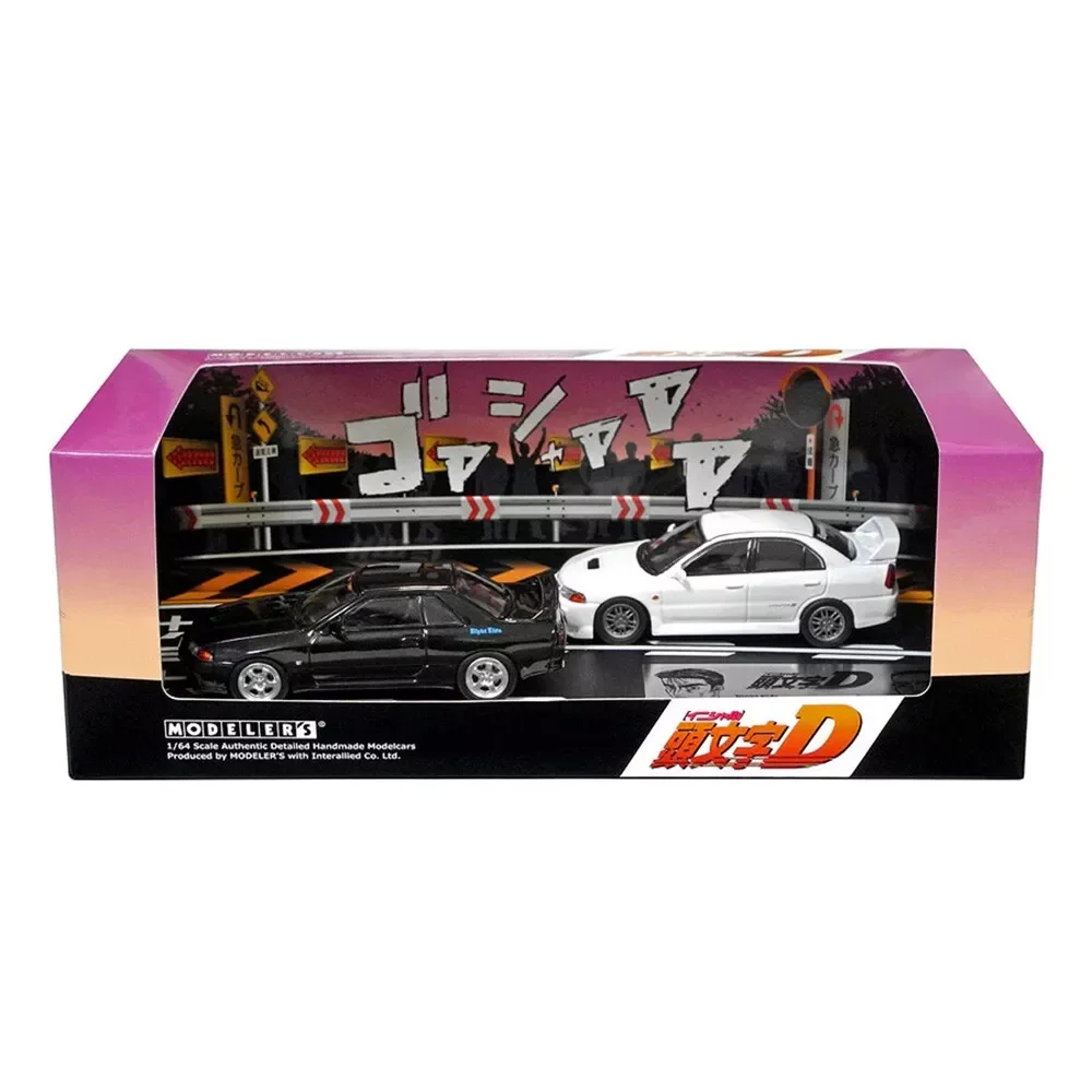 Модель 1/64 оригинальная D Set Vol.18 SKYLINE GT-R (BNR32) и Lancer Evolution IV