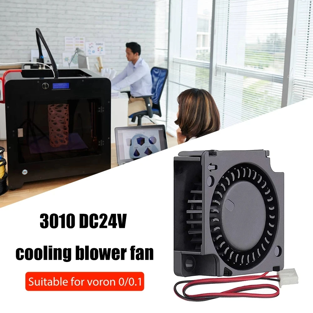 Вентилятор турбонагнетателя 3010 24 В постоянного тока 2pin-2. 54 30x30x10 мм охлаждающий