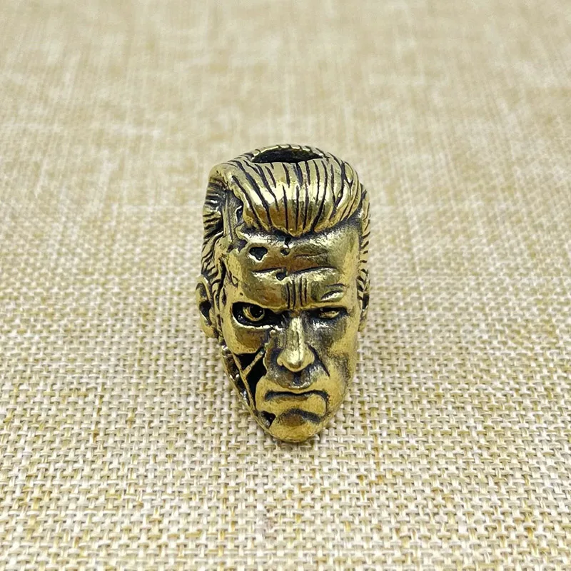 

Латунный робот-воин статуэтка