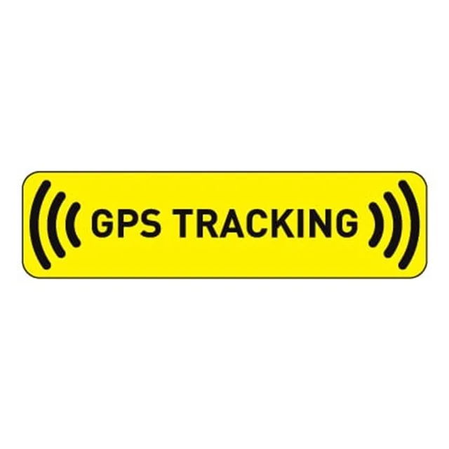 

Auto Airbag Uyarısı Splicing Quality Thick 4 pcs Gps Tracing Tracking Tag Warning Bonding 10cm md4