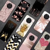 love rose gold style phone case for huawei y 5 y62019 y52018 y92019 luxury funda case for 9prime2019