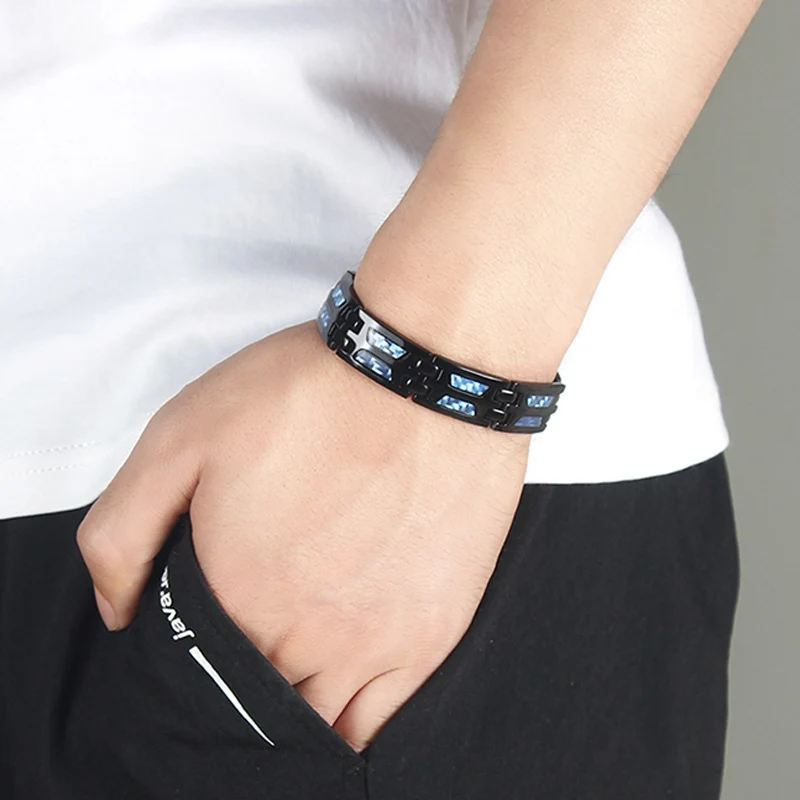 Браслет Магнитный германиевый для лечения артрита из нержавеющей стали |