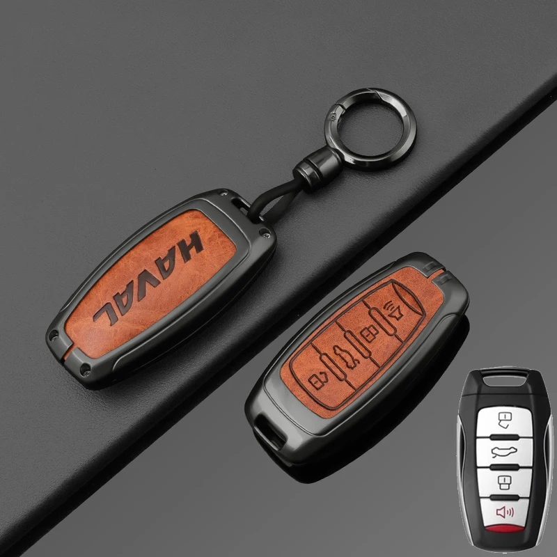 

Защитный чехол для автомобильного ключа из цинкового сплава для Great Wall Haval Jolion 2022 H6 H7 H4 H9 F5 F7 F7X F7H H2S GMW Dargo, аксессуары