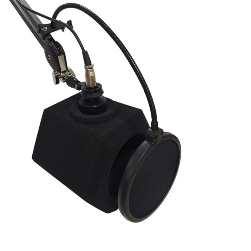 Акустический экран для микрофона Alctron PF8 Studio Mic Screen для профессиональной записи на YouTube с подавлением шумов и ветра.