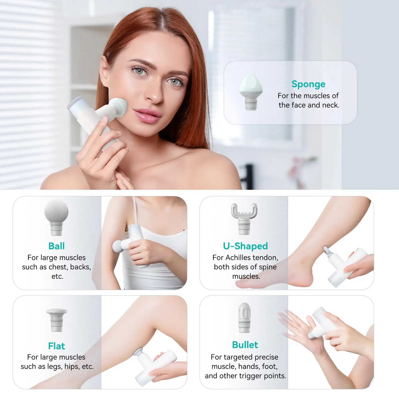 Opove M3 Мини-массажер ударный массажер для глубоких тканей мышц портативный ручной