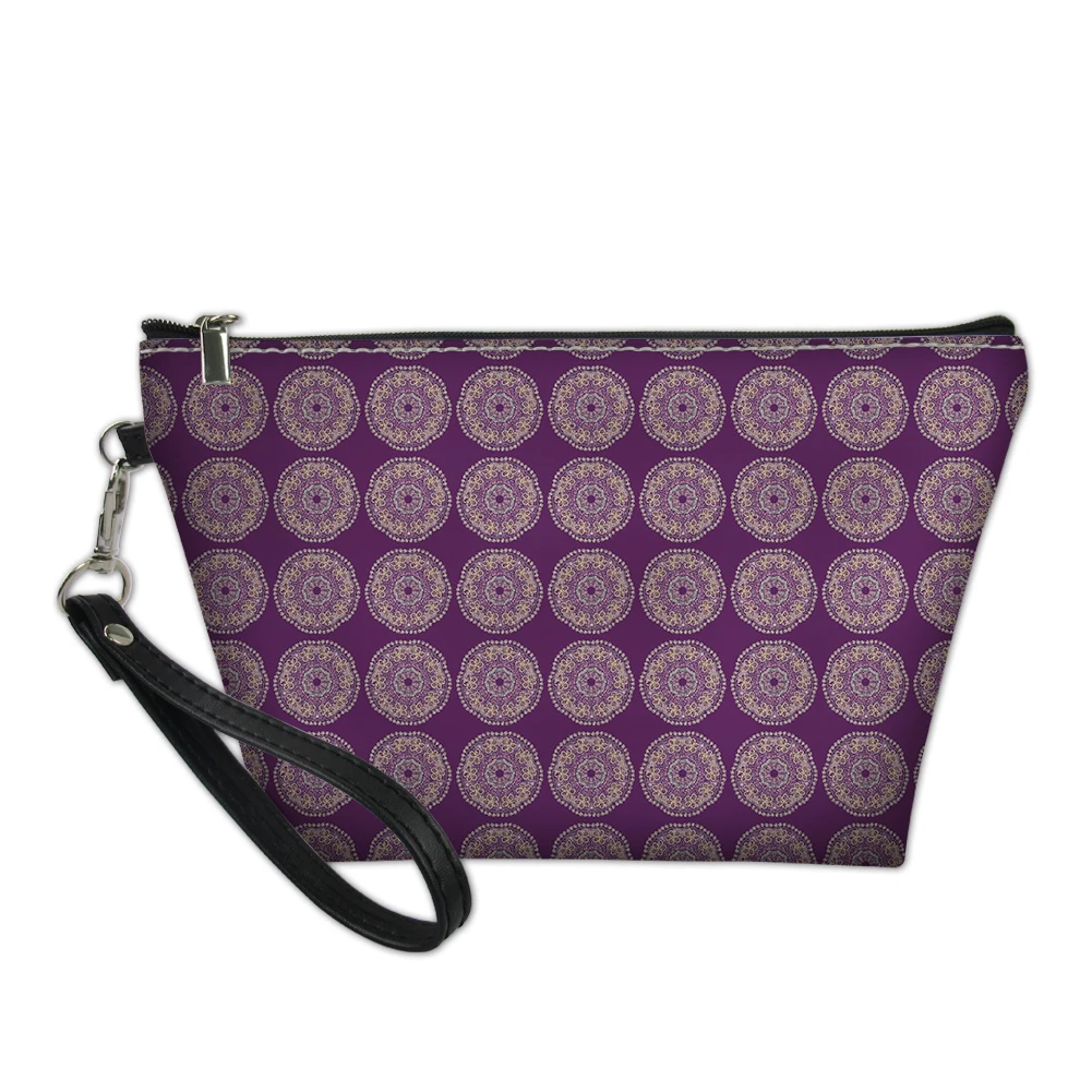 Kaleidoscope Pattern High Quality Cosmetic Bag Bathroom Travel Zipper Washing Bag Lightweight Women Reusable Neceser