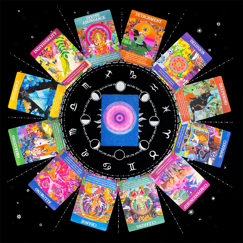 Новое поступление 2021 трендовый Таро с электронным руководством 78 шт. настольная