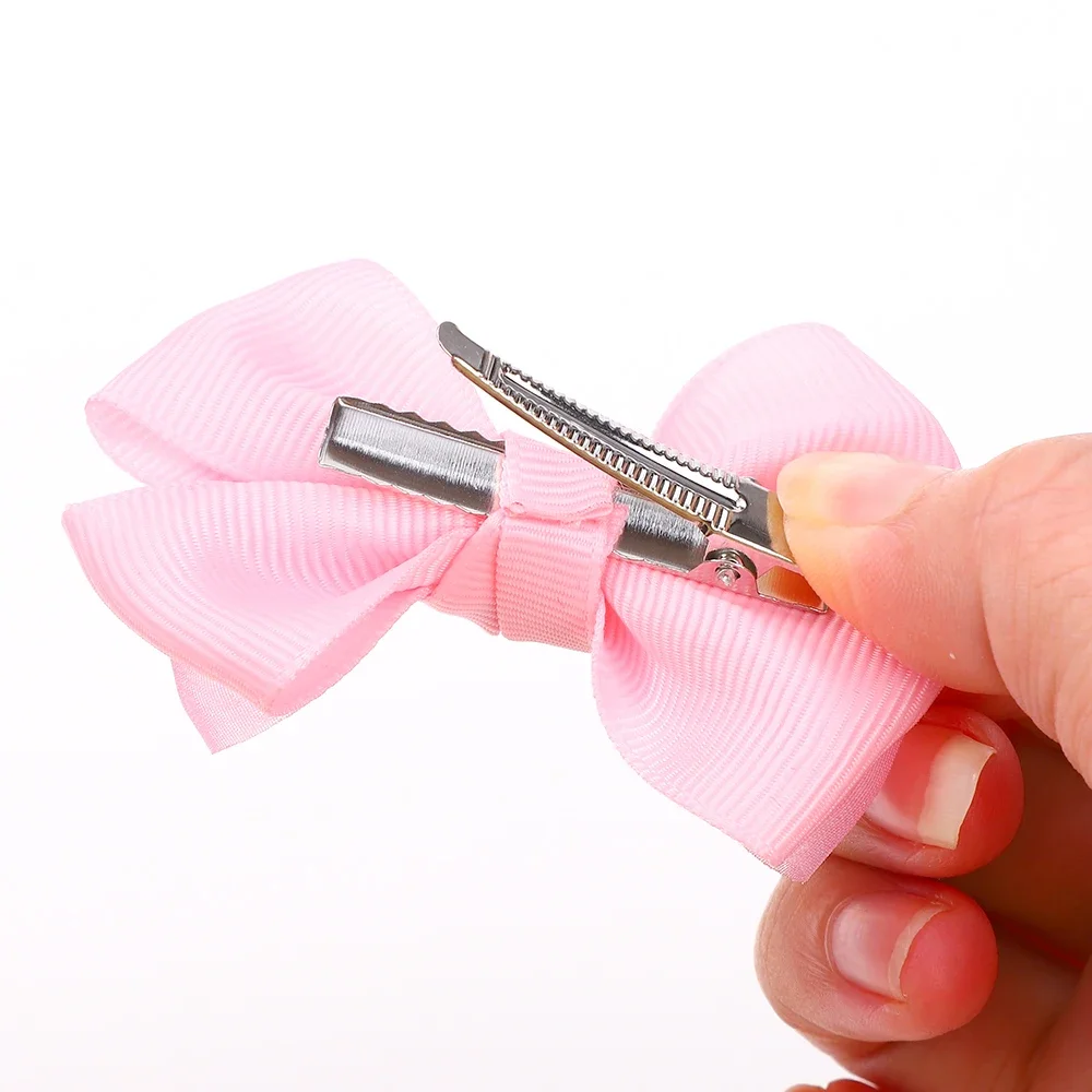 RAINBOW BOWS 2 шт. набор заколок для волос с вышивкой и бантом детей 7 дюйма банты