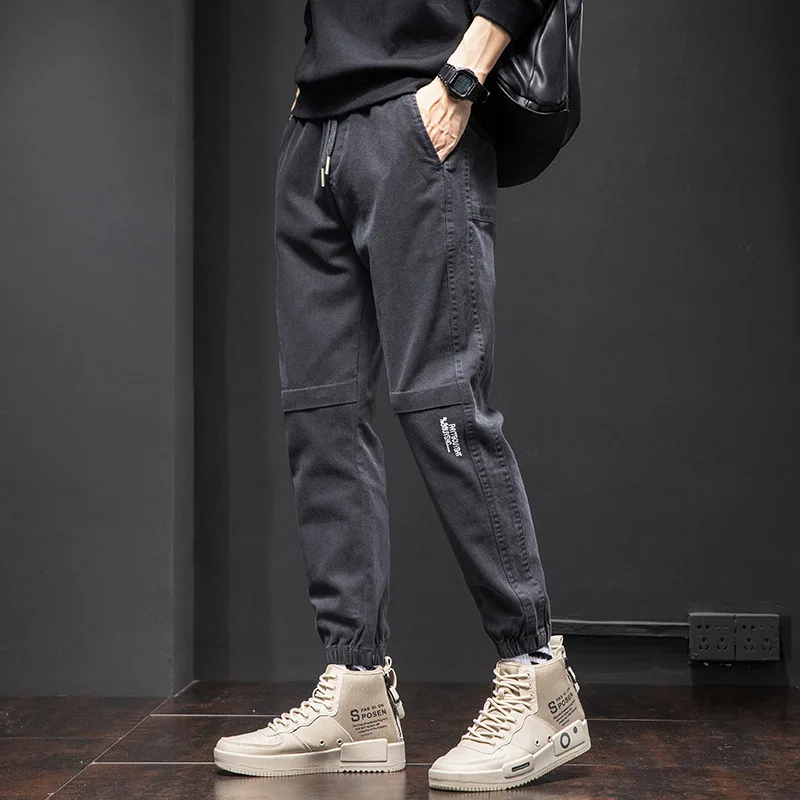 

2022 New Winter Autumn Mens Cotton Long Casual Warm Pants Men's Sweatpants