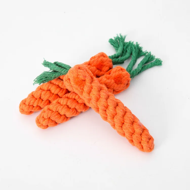 

Игрушка для собак, питомец, морковь, узел, веревка, игрушка, ручная работа, чистящие зубы, устойчивая к укусам, игрушка для собаки, игрушка для щенка
