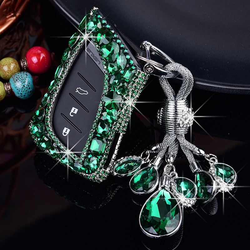 

Модный роскошный женский блестящий чехол Rhineston для автомобильного ключа Lexus чехол Чехол для Lexus RX is ES GS LS NX RS GX LX RC LC