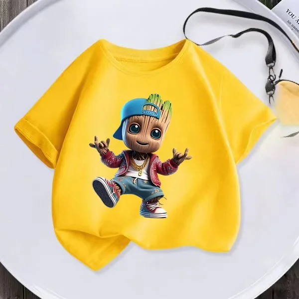 Детская футбольная рубашка из полиэстера с короткими рукавами и милым