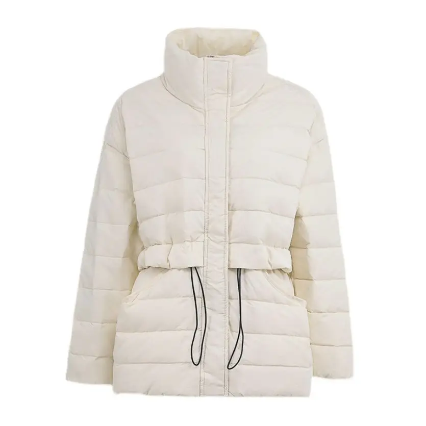 

Fashion Women Down Jacket White Duck Jackets Autumn Winter Warm Coats And Parka Female New Outwear