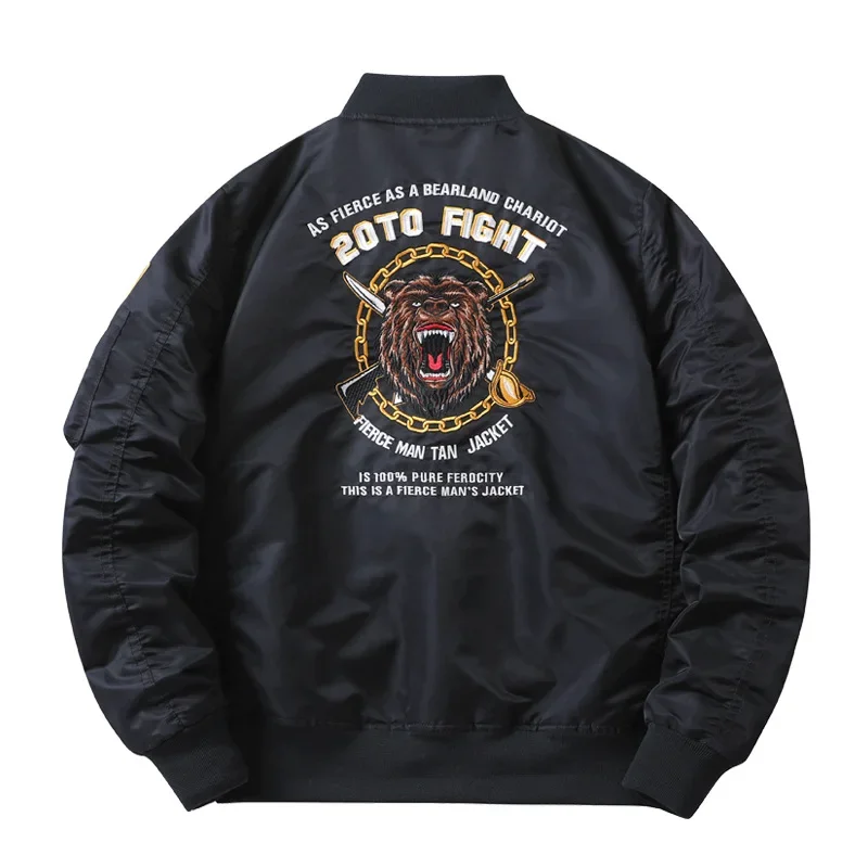 Мужская бейсбольная куртка с вышивкой M1bomber Jacket22c36 |