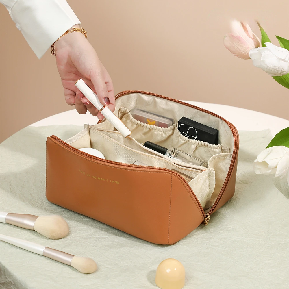 

Bathroom Toiletries Storage Bag Cosmetic Basket Portable Female Travel Large-capacity Lipstick Shower Gel Liquid Foundation Case