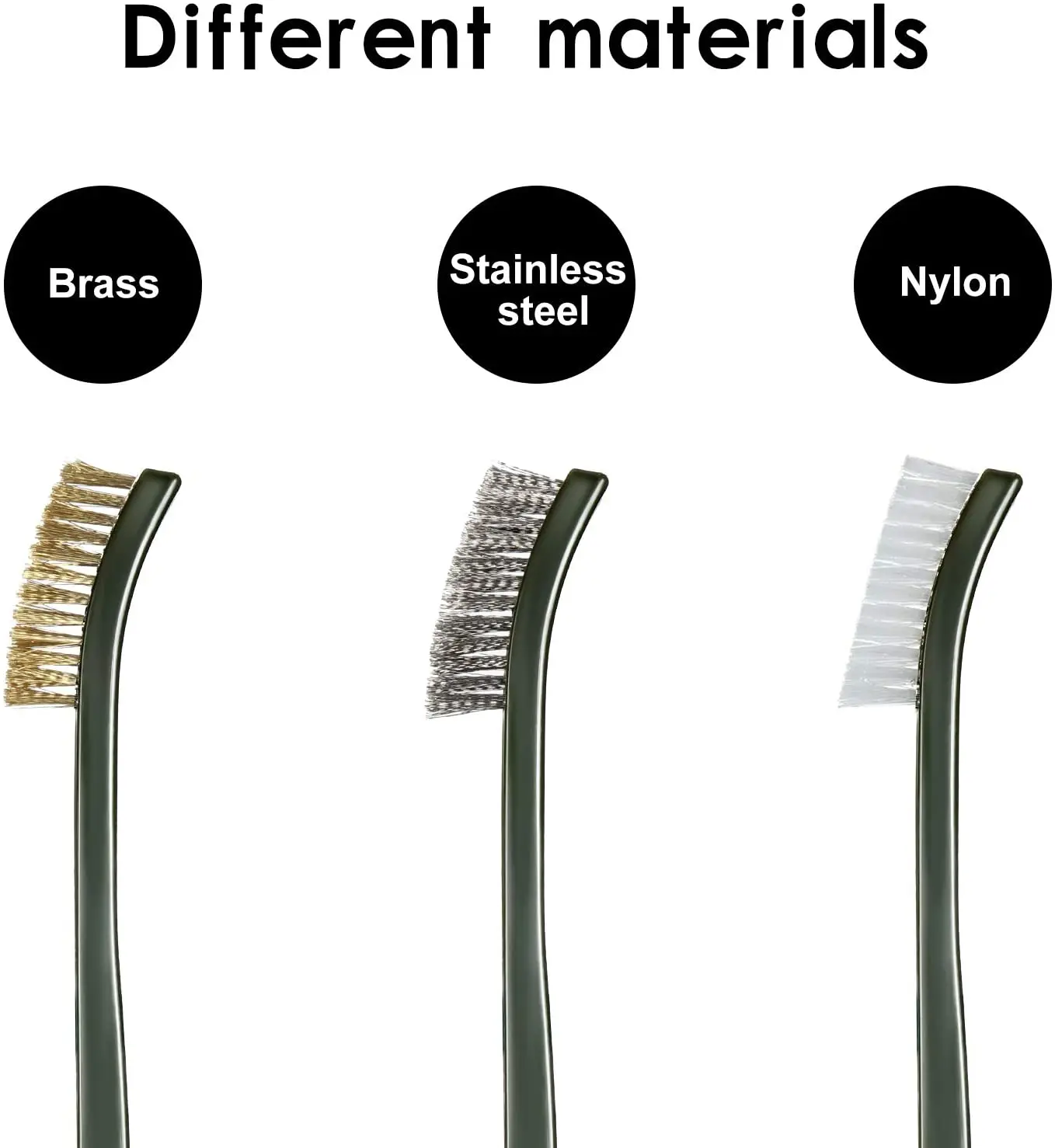 3 шт. Набор щеток из нержавеющей стали нейлона латуни | Дом и сад