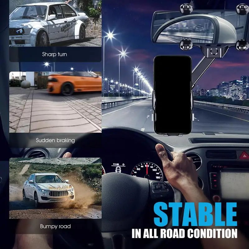 Многофункциональный Автомобильный держатель для телефона заднего вида