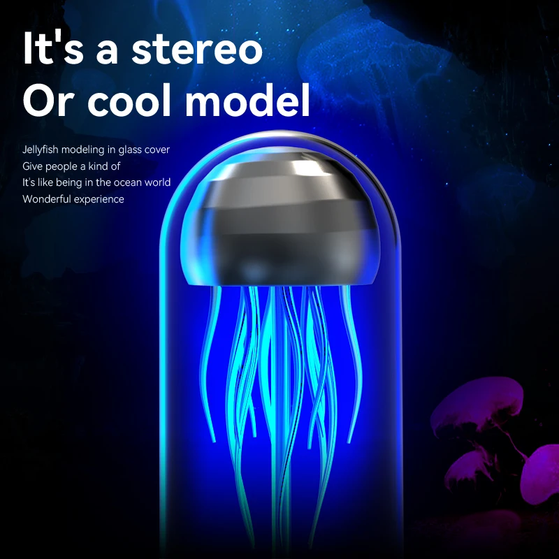 

Mechanical Jellyfish Bluetooth Audio Jellyfish Portable Colorful Light Octopus Speaker Smart Outdoor Decoration Subwoofer Gift