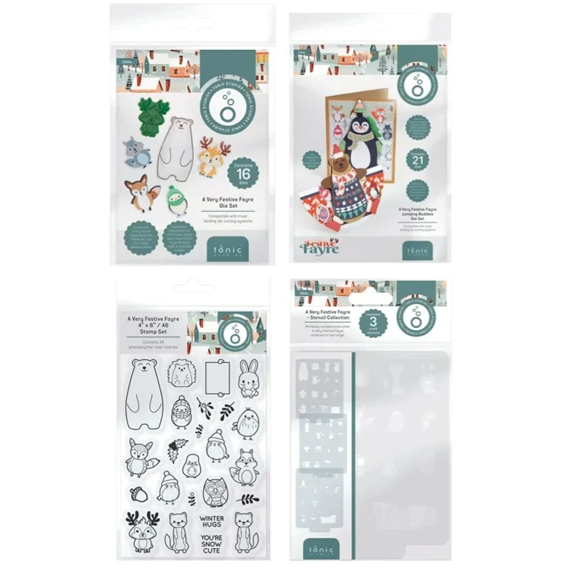 Рождество веселый пингвин медведь олень белка снежинка цветы деревья радость