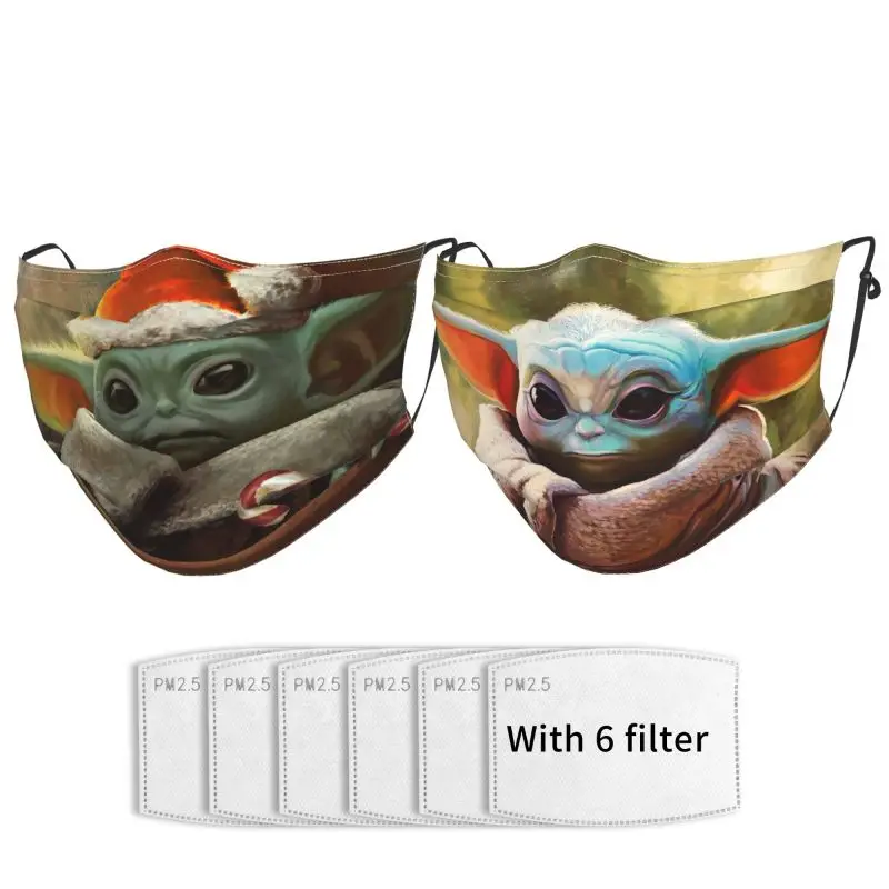 

Disney Cartoon Printing Adult Mask Outdoor Sports Protection Sunscreen Dust Masks Washable Adjustable Suitable Men Women 2PCS