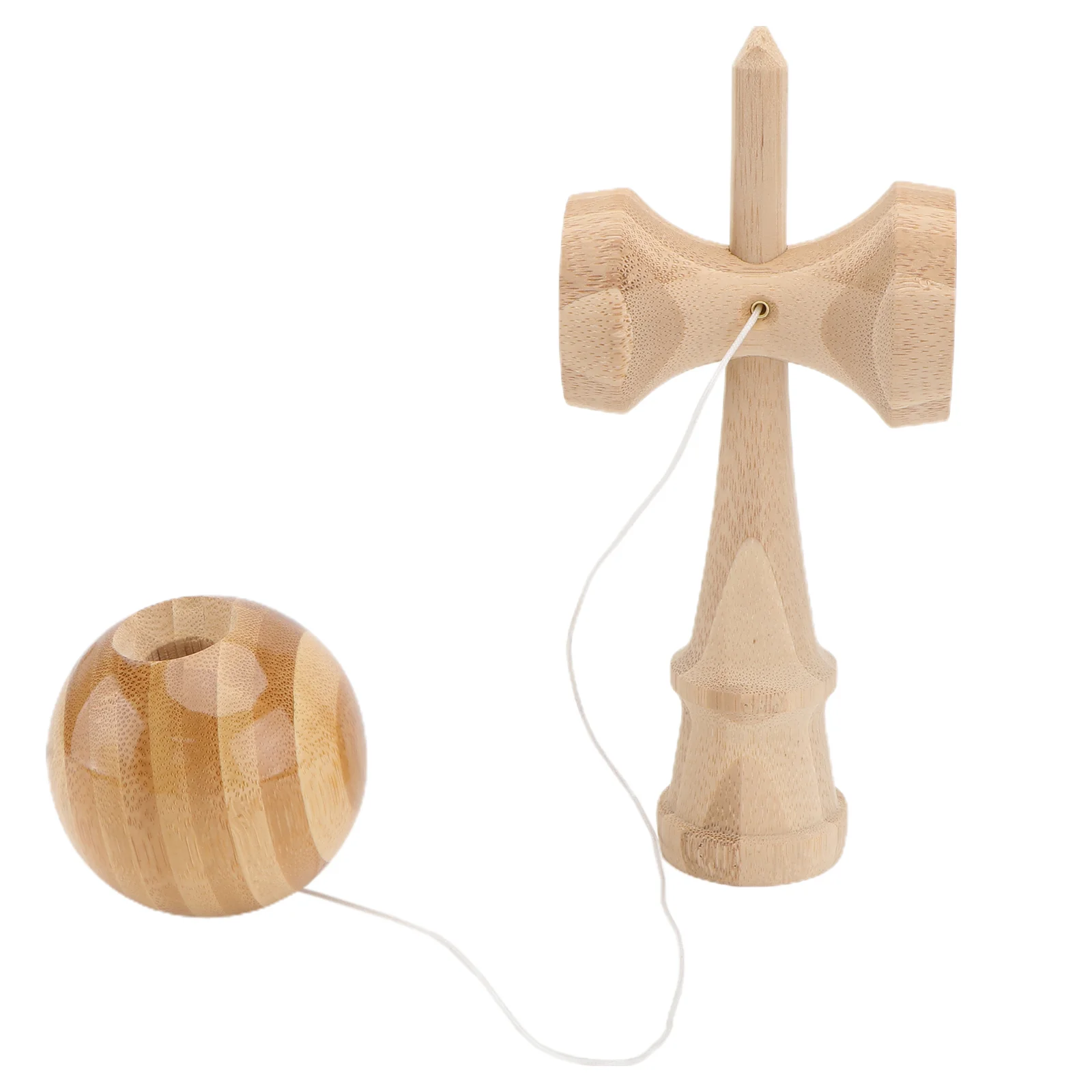 

Wooden Fencing Ball Toys Novel Kendama Skill Plaything Child Bamboo Splicing Delicate