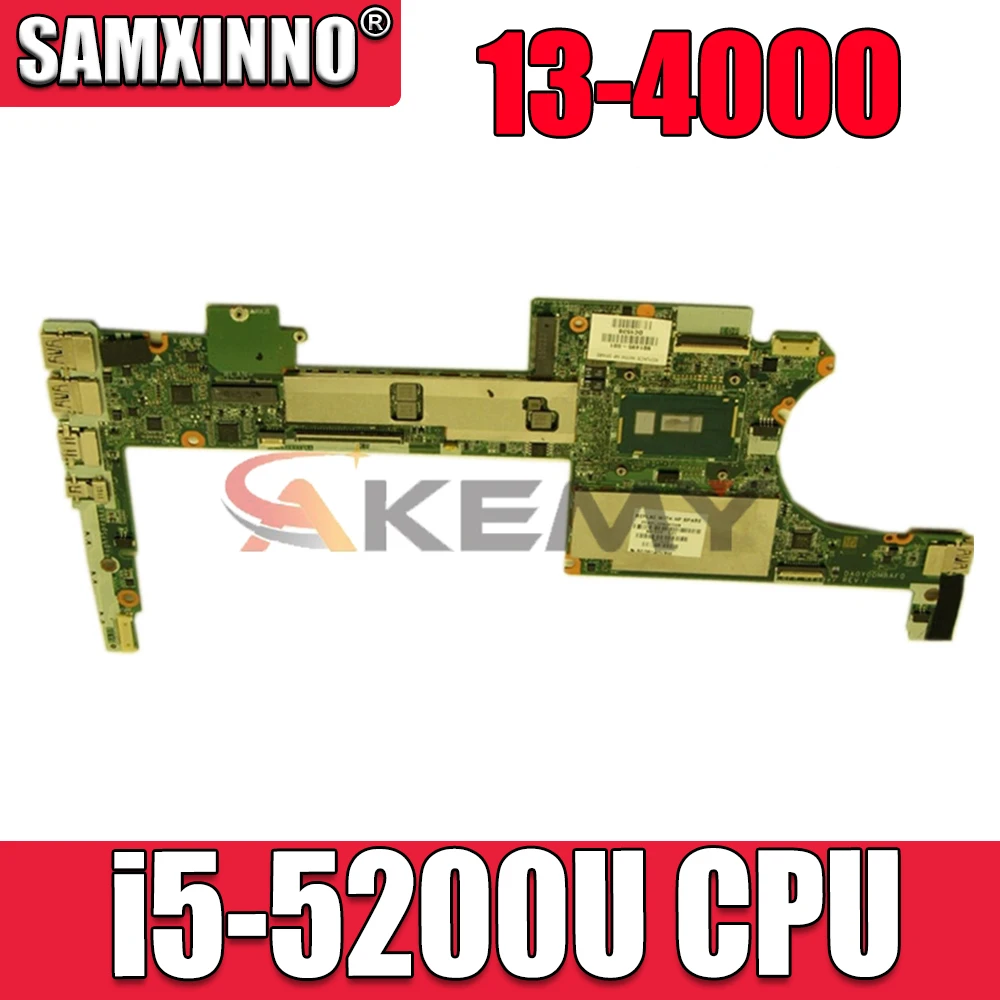 

Материнская плата AKemy 801507-501 для ноутбука HP Spectre X360 13-4000 с 4 Гб RAM i5-5200u CPU DA0Y0DMBAF0 MB 100% протестирована Быстрая доставка