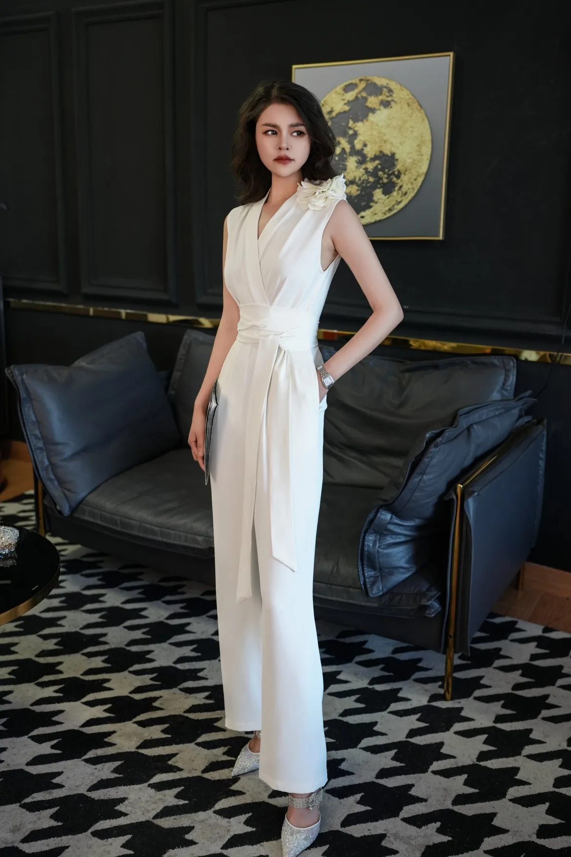 

2023 spring and summer women's clothing fashion new Jumpsuit 0511