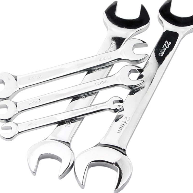 

Комбинированные гаечные ключи хромованадиевая сталь 6-24 мм