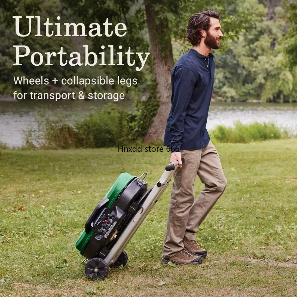 RoadTrip 285 портативный стоячий пропановый газовый гриль с 3 регулируемыми горелками