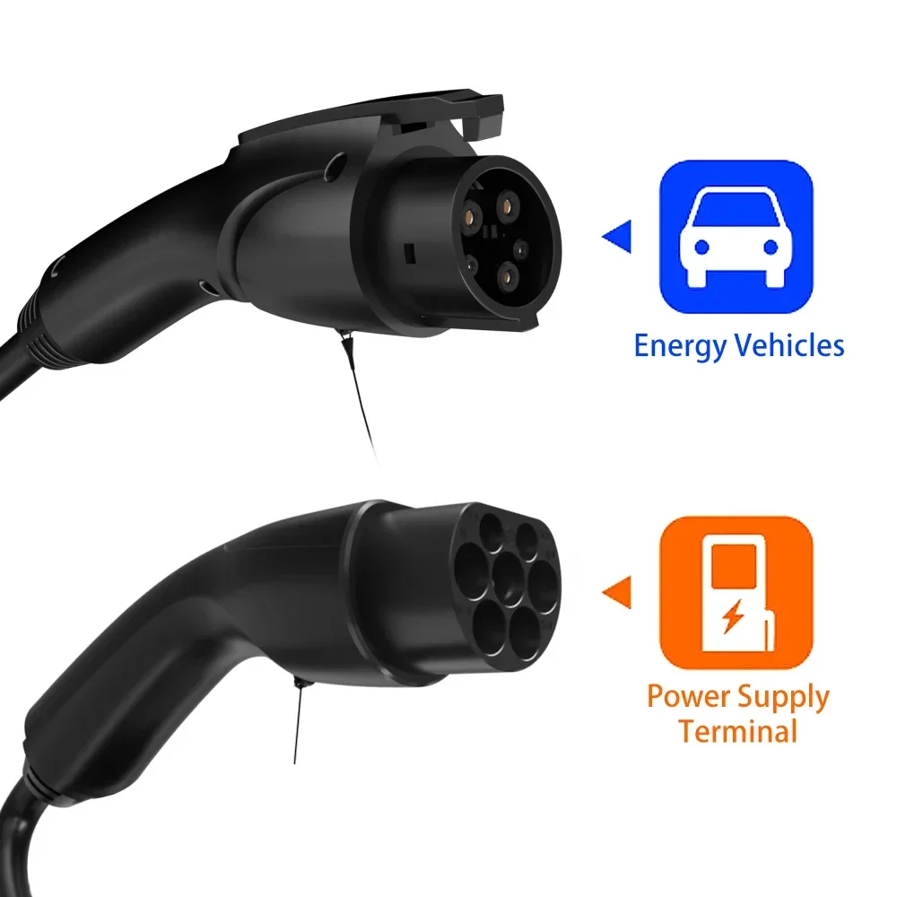 Lonlink PortableEV Зарядный кабель типа 2 для 1 32A 7 кВт электромобиль гибридные автомобили