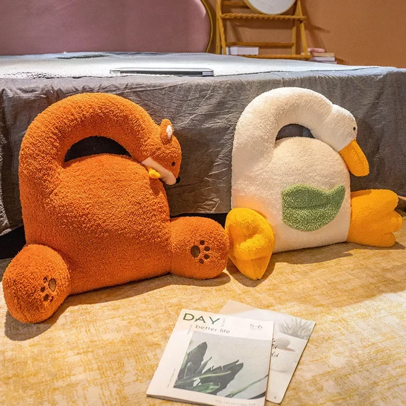 

Подушка в виде милых животных, милые плюшевые мягкие подушки, забавная уютная подушка для сиденья, Подушка для спины, игрушка, украшение для дома, подарок для детей и девочек