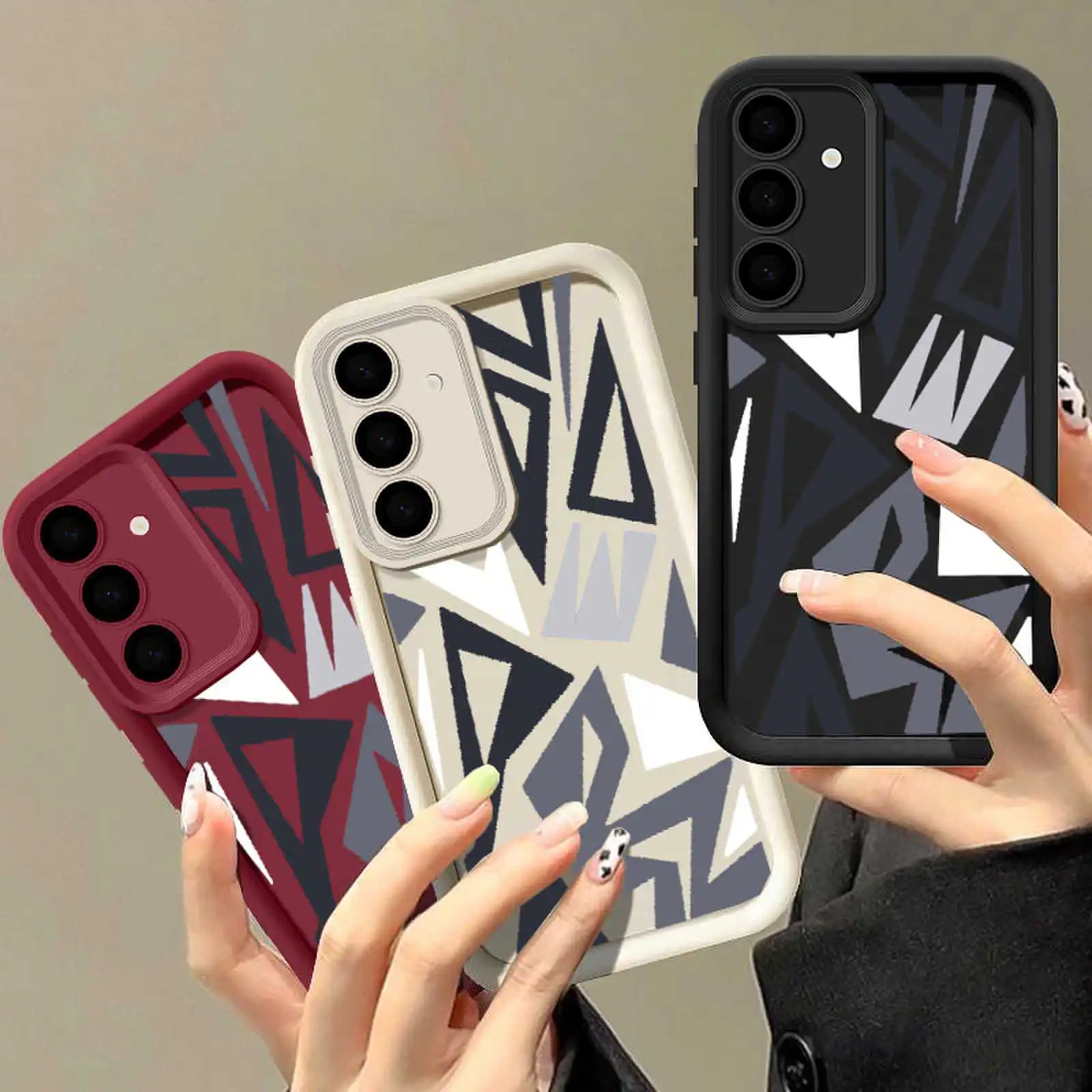 Роскошный мягкий чехол для телефона Samsung A55 A35 25 15 A54 34 24 14 4G тонкий устойчивый к