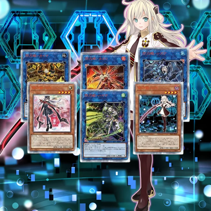 

6 шт./набор, самостоятельная сборка игрушечных персонажей Yu Gi Oh