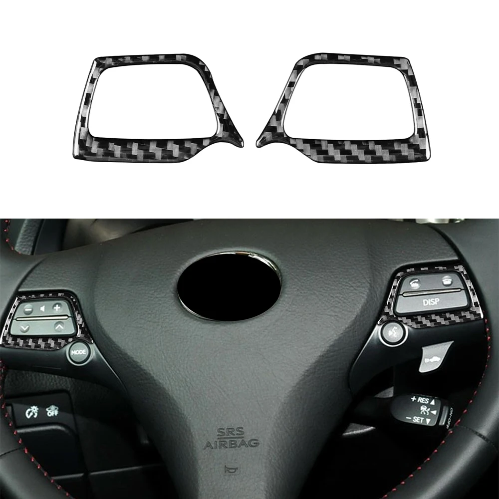 

for Lexus GS 2006-2011 Steering Wheel Decoration Cover Sticker Decal Trim Car Accessories Interior Carbon Fiber