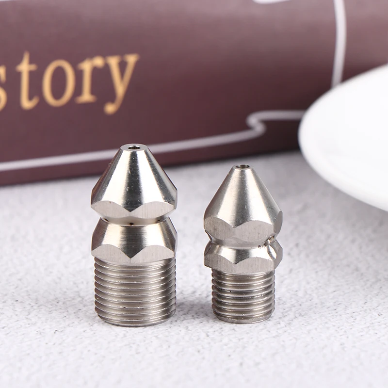 

1Pc Forward Hole Cleaning Nozzle High Pressure Washer Rotary Clearning Nozzle