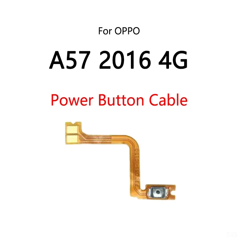10 шт./лот для OPPO A57 A57M A57T 4G 2016 кнопка питания переключатель громкости отключения